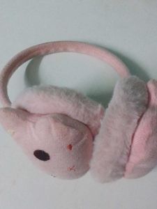 Pink Bunny Earmuffs