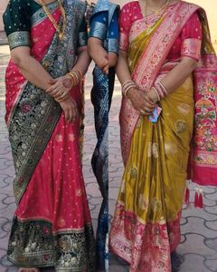 Elegant Heavy Pashmina Silk Saree