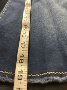 Strcheble Denim Mini Skirt..
