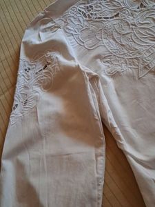 White Embroidered Blouse
