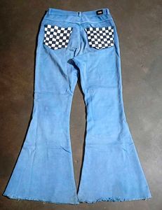 Light Wash Bell Bottom Jeans