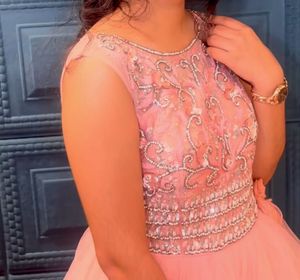 Elegant Pink Party Dress