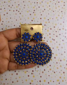 Pair Of Blue Earrings