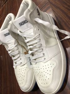 Fashion White Sneakers Size UK 9.5