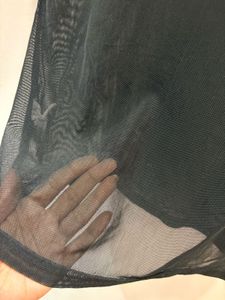 Stylish Black  Mesh Top