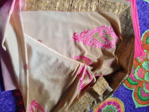 Beautiful saree with blouse