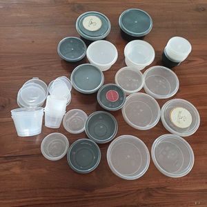 Assorted Set Of 29 Small Plastic Food Containers