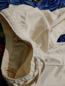 Cream Casual korean Pant/Trouser