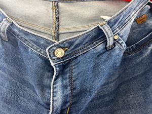 Striped Blue Jeans