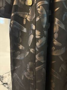 Unique Black Patterned Dress