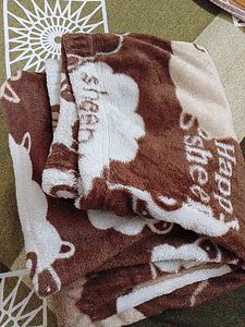 Brown Colour Some Cute Print Winter Bottom Pants