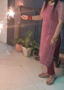 Festive Maroon Heavy Mirror Work Kurta Set