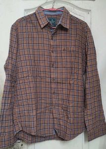 Checkered Brown Shirt