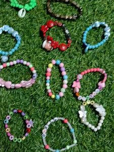 Colorful Beaded Bracelet Collection.