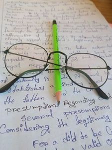 Round Black Frame Glasses