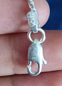 Double Design Real Silver Chain