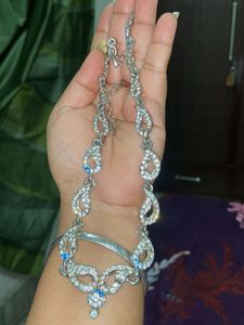 silver necklace