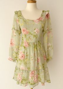 Floral Print Mini Dress