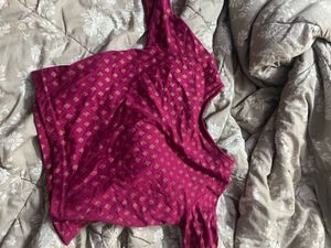 Pink Ethnic Crop Top / Blouse 🎀