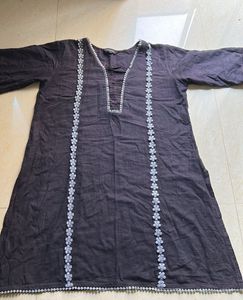 Lace Work Straight Kurta