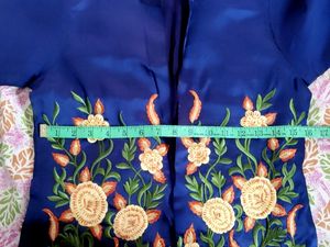 Floral Embroidered Kimono Jacket