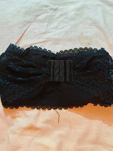 Black Strapless Bra