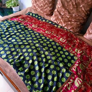 🛍️ Rubber Print Black Saree⭐⭐⭐⭐⭐