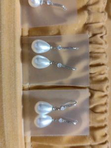 Combo - 4 Pair Synthetic Pearls Danglers