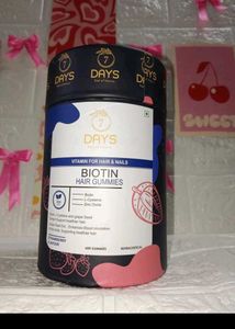 7 Days Biotin Hair Gummies