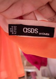 Orange Halter Dress