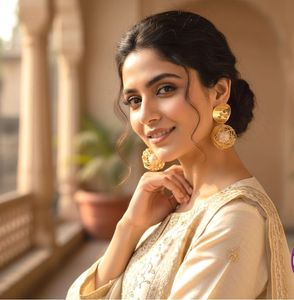 Elegant Gold Caged Pearl Drop Earrings