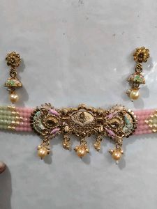 Elegant Choker &amp; Earring Set