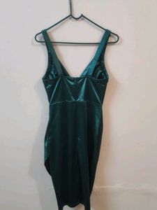Satin Bodycon Corset Mini Dress