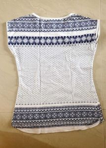 Island Geometric Print Top