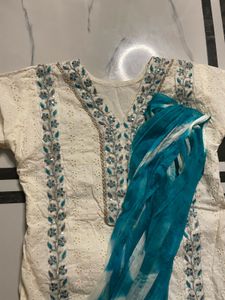 Chickenkari Cotton Kurta Set