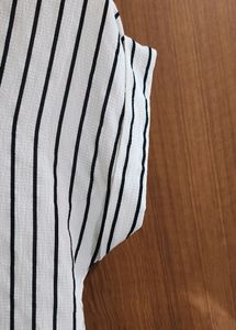 Black And White Stripes Top
