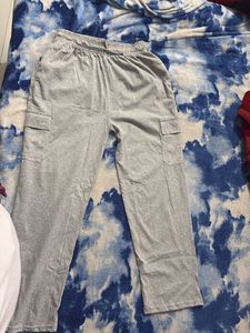 Gray Cargo Sweatpants