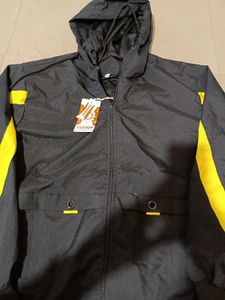 Stylish Black &amp; Yellow Jacket, XL SIZE