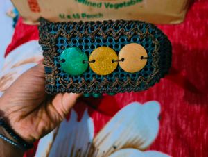 Handmade Colorful Wooden Clutch