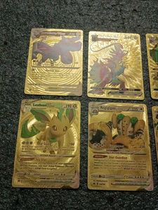 Gold Plated Pokemon Cards