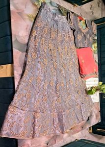 Elegant Grey Lehnga