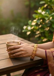 Gold-Plated Bangle Set