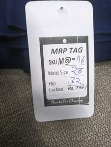 M@96 Size-28 Dark Wash Skinny Jeans