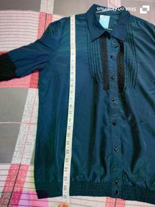 Elegant Navy Blue Blouse