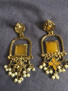 Yellow Drop Earrings🟨
