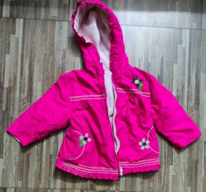 Hot pink jacket for young girls