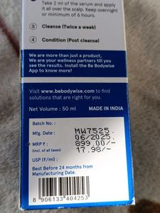 Bodywise Hair Growth Serum