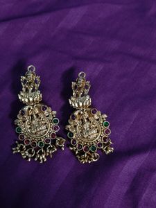 Brand New Lakshmi Kasumalai Haram - Antique Finish