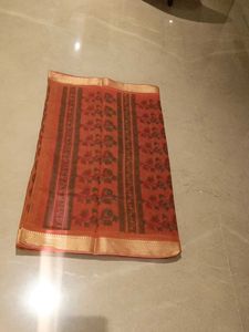 Lovely Rust  saree