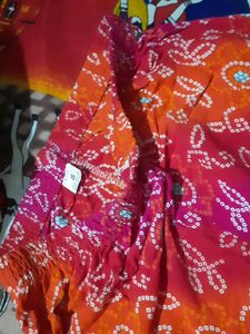 kurti set(Bandhani )